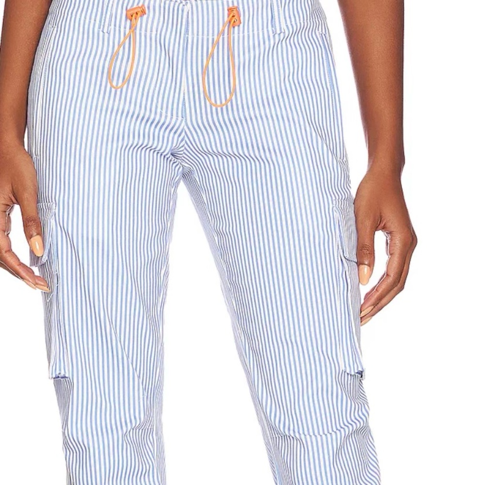 Miaou x Paloma Elsesser Raven Cargo Pant in Marseilles Stripe